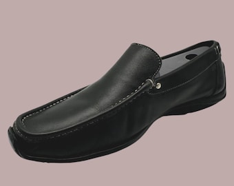 Vintage 60s Mason Shoes Brown Leather Gator Horsebit Vamp  display picture 1