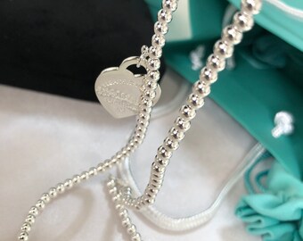 Tiffany & Co. Sterling Silver Return to Tiffany heart tag pendant