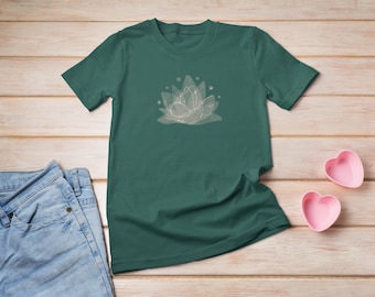 Boho Chic Flower & Butterfly 3 | Youth Short Sleeve Tee