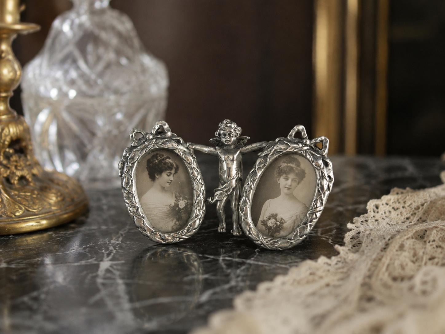 Vintage Picture Frame Angel - Etsy