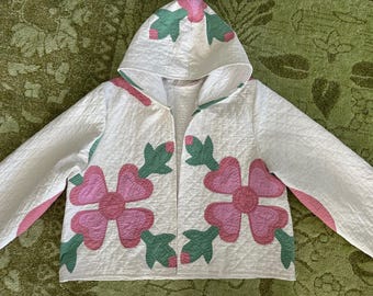 Vintage Hooded Quilt Jacket