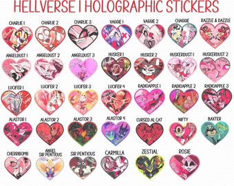 Hellverse Holographic Vinyl Stickers *Read item description before purchasing*