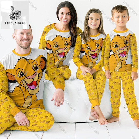 Christmas the Lion King Pajamas Family Lion King Pajamas Disney Lion King Matching Pajamas Set Holiday Pajamas Disneyworld Shirt Etsy