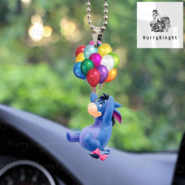 Disney Iejoor ballon auto ornament, Iejoor auto hangen, Iejoor auto charme, ga zitten, zwijg, hang op auto decoratie, Iejoor cadeau