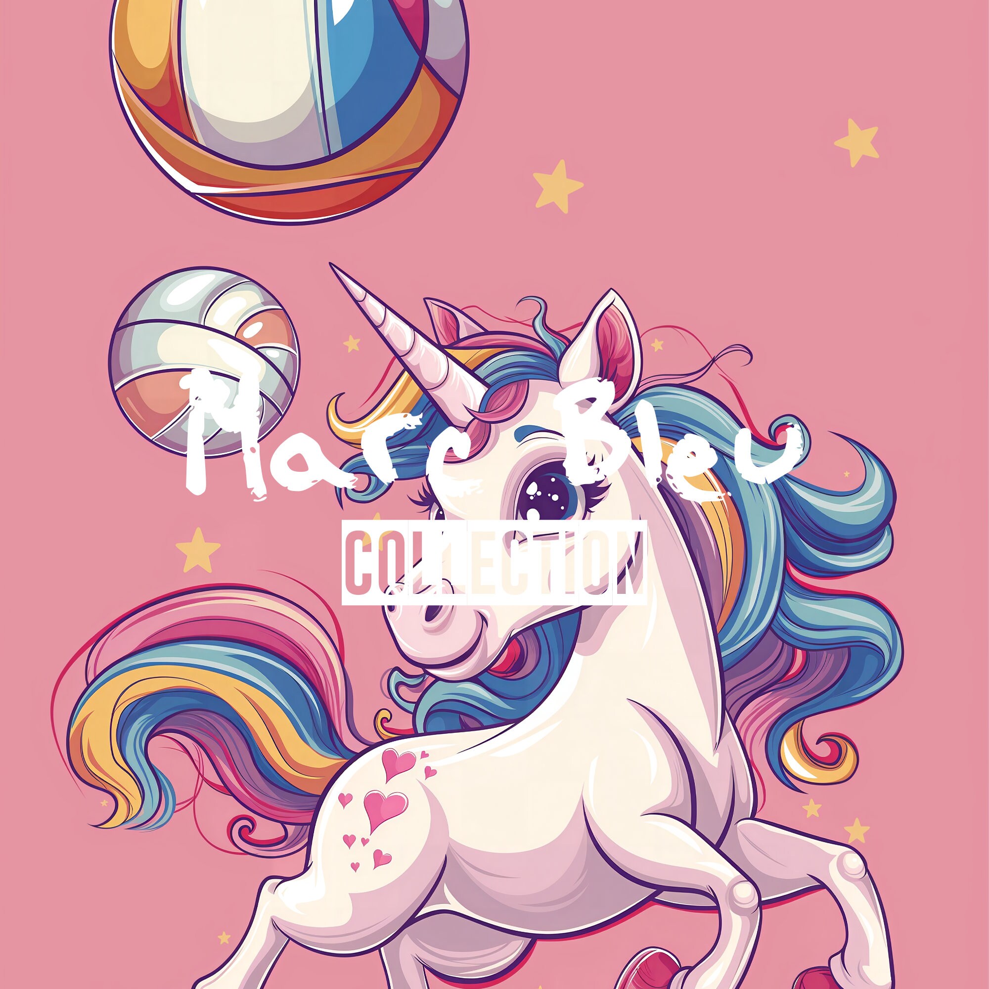 口コミ・レビューで人気商品を探そう | Volleyball Playing Unicorn Unicorn Art Fantasy | Art 版画