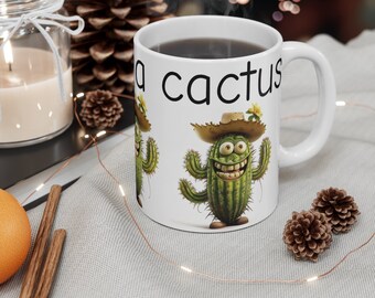 Live Like a Cactus, Cacti Troop, Succulent Mug, Cactus Coffee Mug, Cacti Mug, Cacti, Gift for Bestie, Gift for Her/Him, Funny Mug