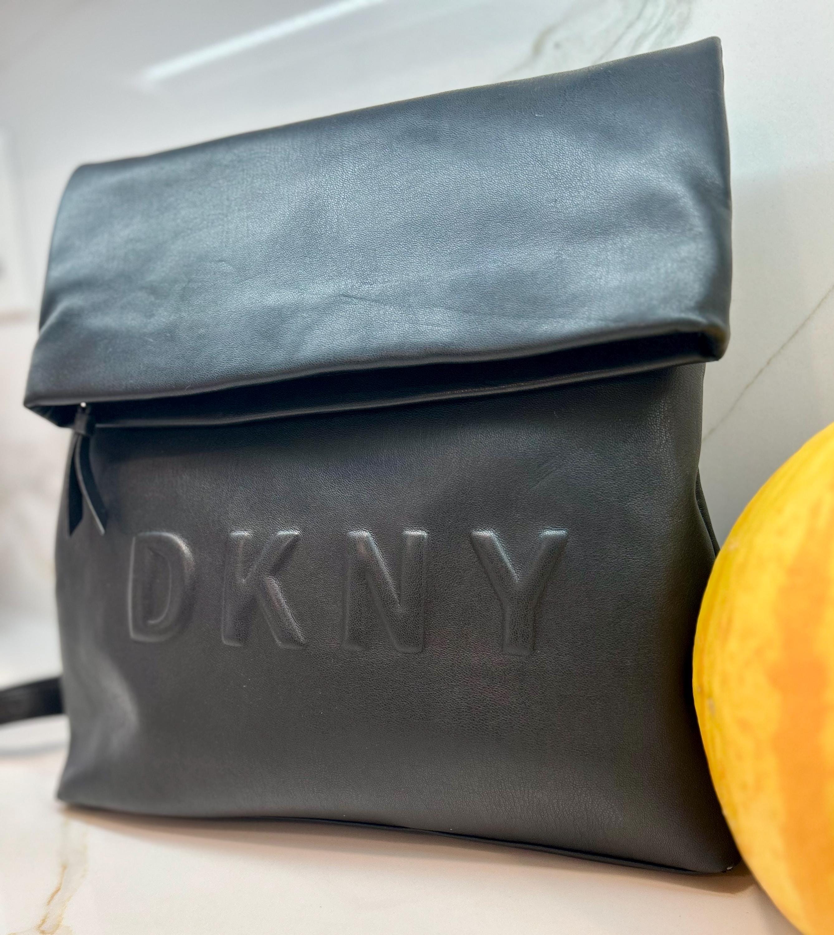 DKNY Multipurpose Big Logo Statement Backpack, Black Tilly A060923 DKNY Women main image 3