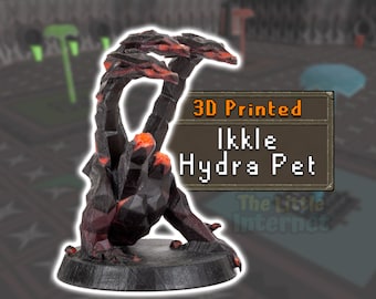 Alchemical Hydra Ikkle Pet - Runescape OSRS Full Color 3D Printed Miniature Figurine, Desk Trinket, Collectible Decor, Nerdy Gamer Gift him