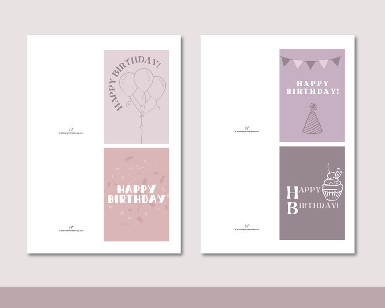 Printable Greeting Card for Birthday Gift Greeting Card Birthday ...