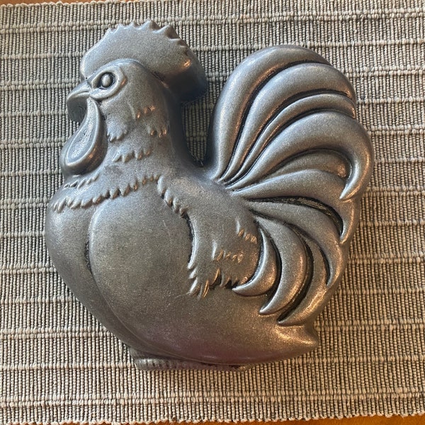 Vintage Rooster cake, jello, chocolate mold