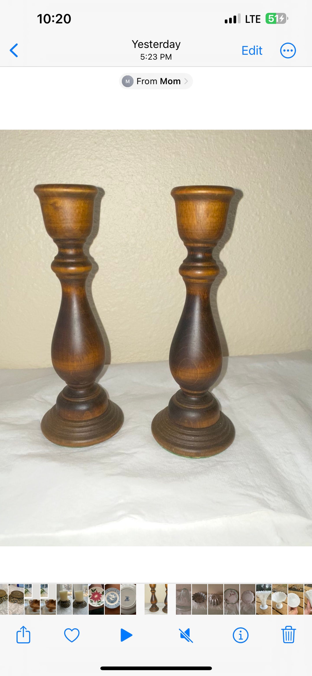 Wooden Candlestick Holders, Set of 2 - Etsy