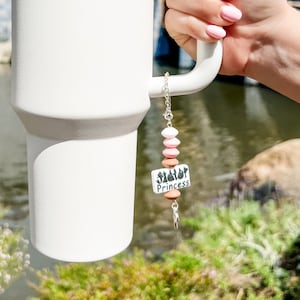 Princess Stanley Tumbler Cup Charm Accessories for Water Bottle, Tumbler Handle Charm Stanley Accessory