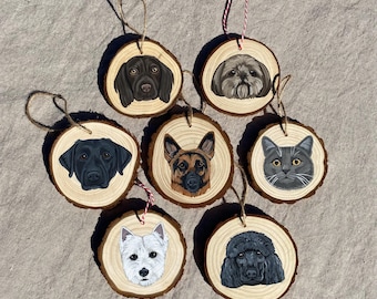 Custom Hand Painted Pet Ornament