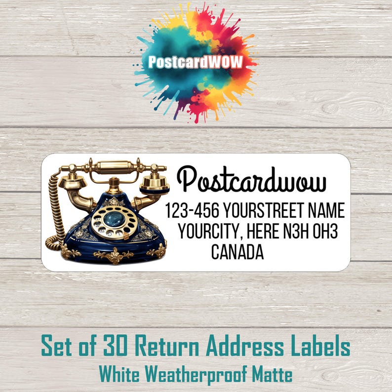 Steampunk Butterfly Return Address Labels Sheets of 30 Adhesive