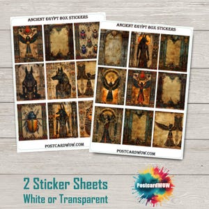 Altes Ägypten - Full Box Sticker Set - Happy Mail - Junk Journal - Scrap Buch - Penpal - Postcrossing