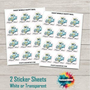 Mobile Daisy - Stickers courrier heureux