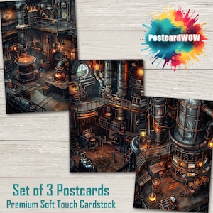 Secret Laboratory - Postcard Set - Penpals - Postcrossing - Swap - Art - Unique Design