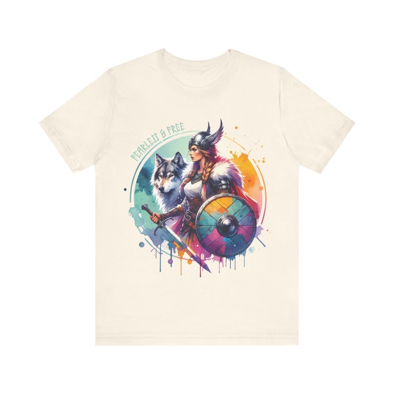 T-shirt Viking Mythologie Freyja - Déesse De L'Amour Et De La Guerre - Culture Wars - Neuf étiqueté