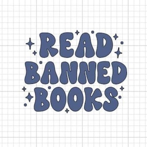 Read Banned Books Vinyl Decal