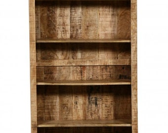 Solid wood furniture shelf mango wood 90x195x35cm
