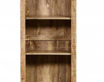 Solid wood furniture shelf mango wood 55x195x35cm