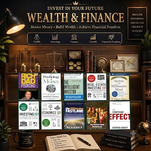 Wealth and Finance Digital Library | Investing, Money Management & Financial Education Collection | Instant Download
