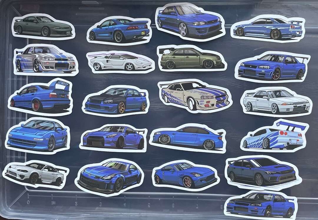 Mini Car Stickers - Etsy