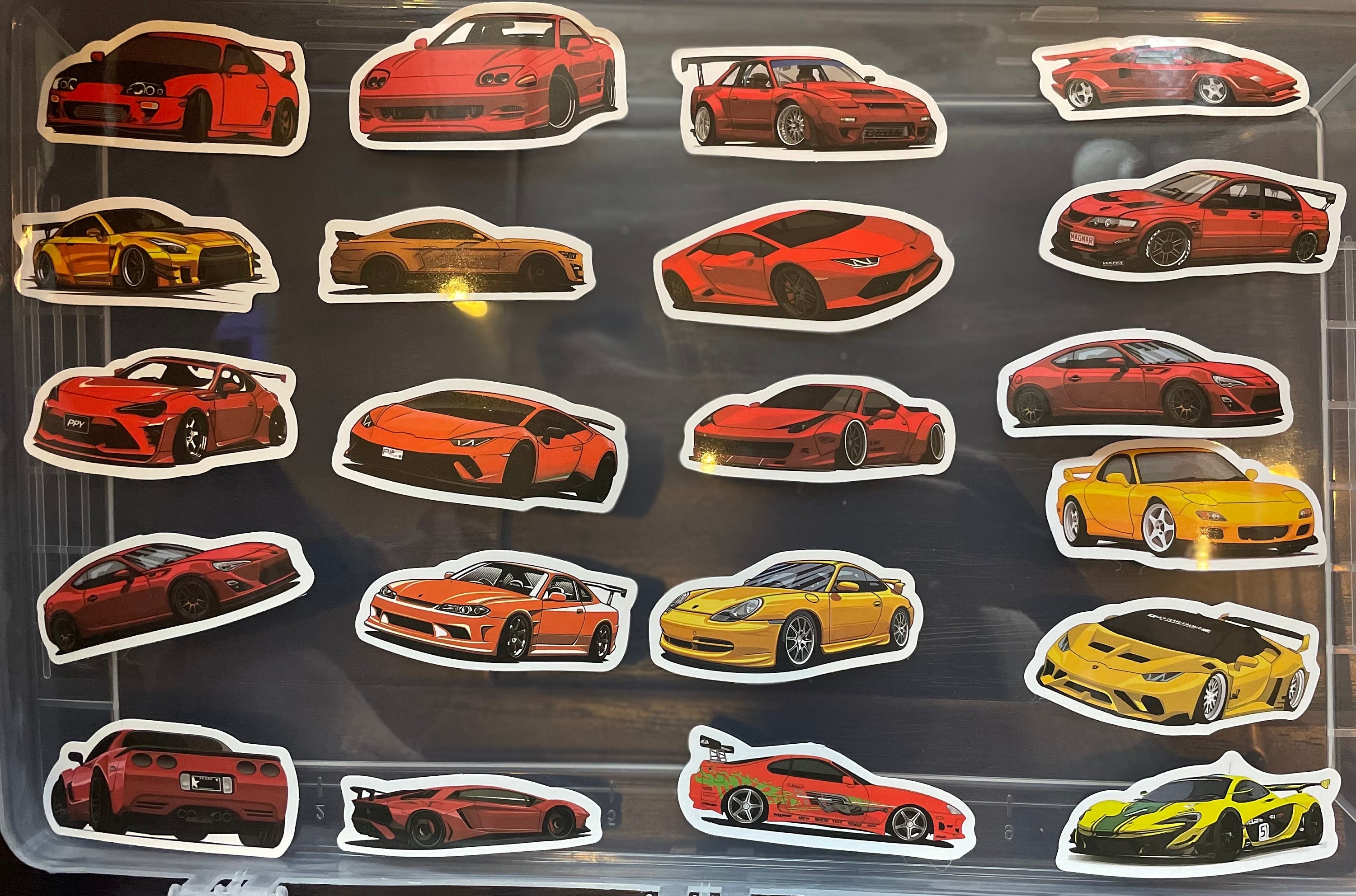 Mini Car Stickers - Etsy