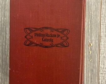 Goethe - Elective Infinities - In German - Vintage Vol. 3 published in Lepzig