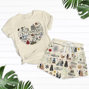 Outlander Lallybroch Shirt, Fraser&#39;s Ridge Tshirt And Shorts, Outlander TV Series Shirt, Dinna Fash Sassenach Tee, Jamie Fraser Fan Gifts
