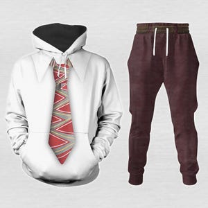 Anger Inside out Cosplay Hoodie Jogger, Disney Anger 3D Hoodie Pants, Inside out 2 Costume Shirt, Disney Emotions Pixar Outfit