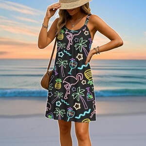 white christmas dresses Vacation Dress in Black