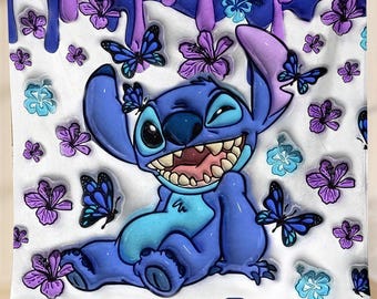 Personalized Stitch Blanket, Lilo And Stitch Kids Blanket, Ohanas Mean Family Soft Blanket, Disneyland Blanket Gift For Family Trip