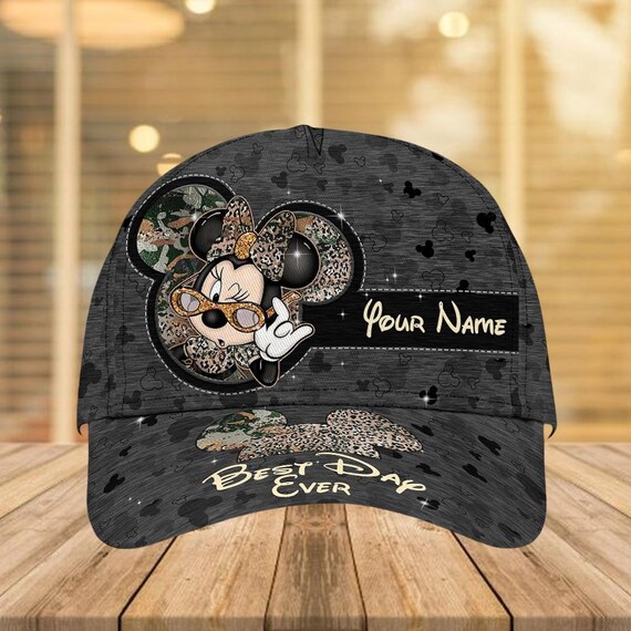 Custom Minnie Mouse Classic Cap, Disney Best Day Ever 