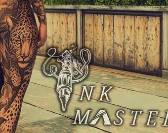 Female | Leopard | legs | black ink |Asia |Tattoo | Fivem | GTA | Skin | Ped | Mods