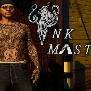 Male | North Carolina | Tattoo | Fivem | GTA | Skin | Ped | Mods