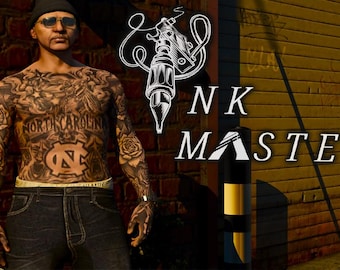Male | North Carolina | Tattoo | Fivem | GTA | Skin | Ped | Mods