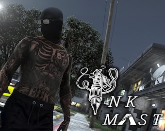 Best Seller | Male | EBK | Gang | Tattoo | Fivem | GTA | Skin | Ped | Mods