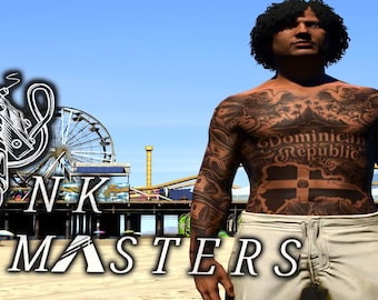Male | Dominican Republic | Tattoo | Fivem | GTA | Skin | Ped | Mods