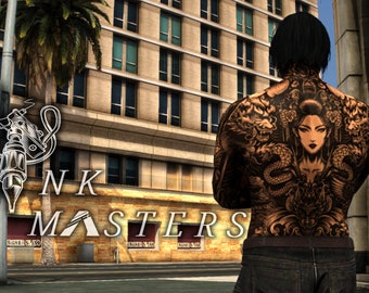 Male | Yakuza v2  | Asia| Tattoo | Fivem | GTA | Skin | Ped | Mods
