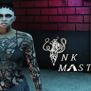 Female | Butterfly | Tattoo | Fivem | GTA | Skin | Ped | Mods
