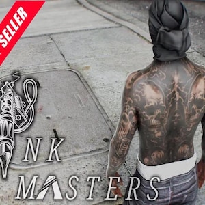 BEST SELLER | Male | Evil Reaper | Tattoo | Fivem | GTA | Skin | Ped | Mods