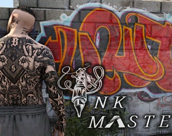 Male | PIRU | Gang | Tattoo | Fivem | GTA | Skin | Ped | Mods