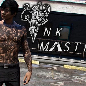 Male | Asian Art | Tattoo | Fivem | GTA | Skin | Ped | Mods