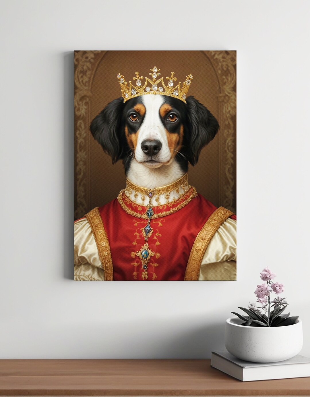 Custom Royal Pet Portrait, Renaissance Pet Portrait Fun Gift ...