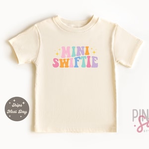 Mini Swiftie Kids T-Shirt, Swift Fan TShirt, Concert Tee for Kids, Children's Fan Tee, Swift Era, Mini Swiftie Toddler T-Shirt