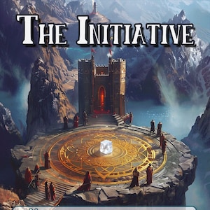 Initiative Token, Magic the Gathering Full Frame Card!