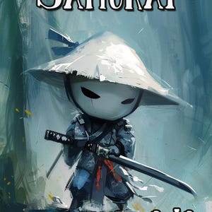 Jeton de samouraï, carte plein cadre Magic the Gathering !