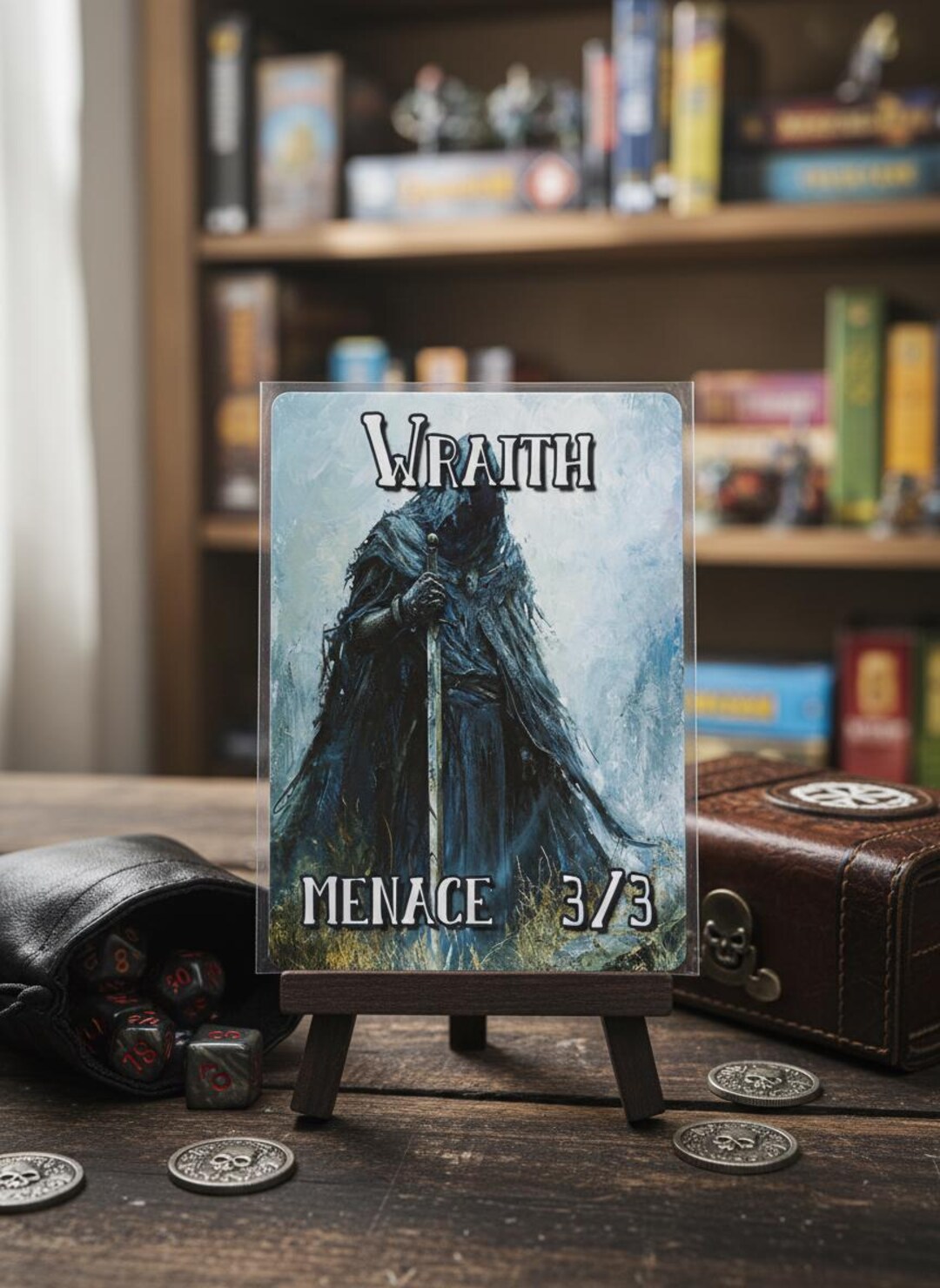 Wraith Token, Magic the Gathering Full Frame Card! - Etsy