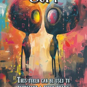 Kopieren Sie Token, Magic the Gathering Vollrahmenkarte!